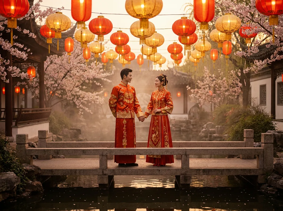 汉服婚礼场景
